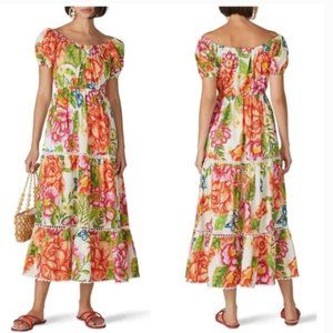Farm Rio vintage floral maxi